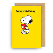 Tarjeta Snoopy. Birthday Letter