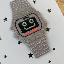 Parche termoadhesivo. Reloj Feliz