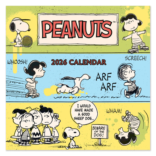 Calendario Peanuts cuadrado 2026