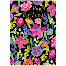Happy Birthday Flores Moradas
