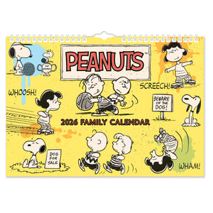 Calendario Peanuts A4 Familia 2026