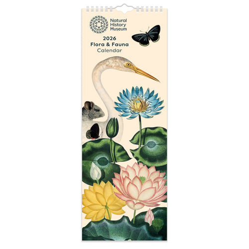 Calendario NHM Flora & Fauna delgado 2026