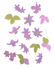 Guirnalda Vertical Flor Clemátides