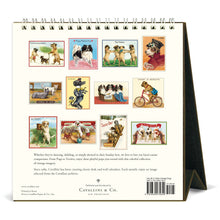 Calendario de Mesa Vintage Dogs 2026
