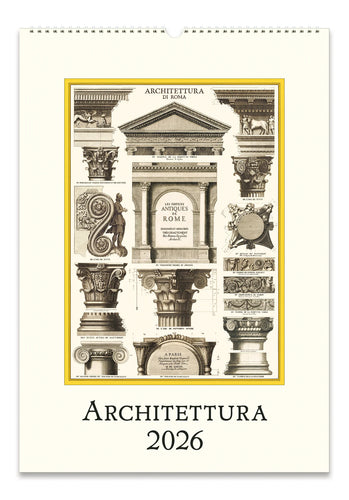 Calendario de Pared Architettura 2026