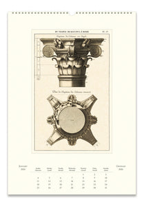 Calendario de Pared Architettura 2026
