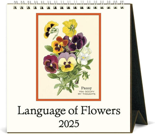 Calendario de Mesa Language of Flowers 2025