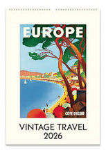 Calendario de Pared Vintage Travel 2026