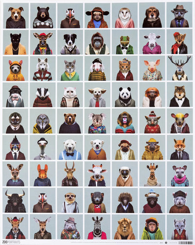 Papel Zoo Portraits