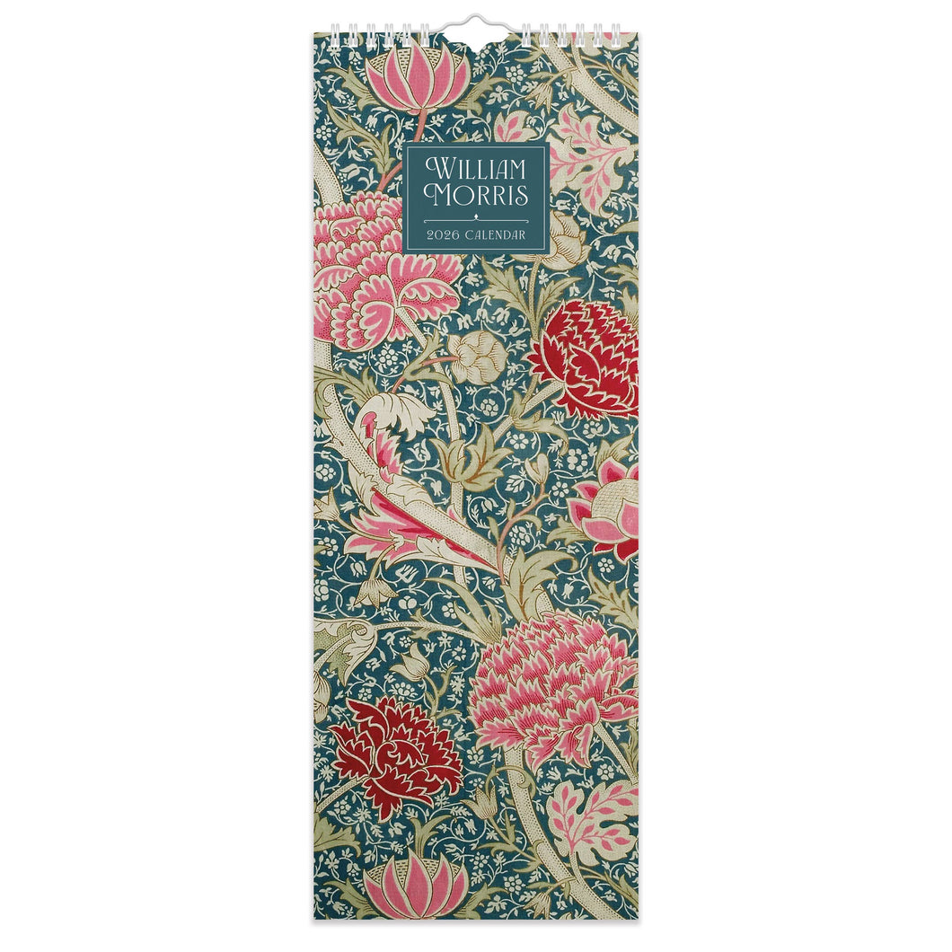Calendario delgado William Morris 2026