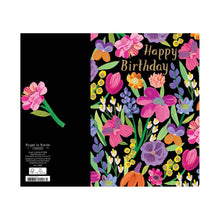 Happy Birthday Flores Moradas