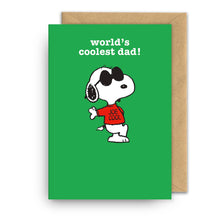 Tarjeta Snoopy. Coolest Dad