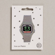 Parche termoadhesivo. Reloj Feliz
