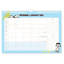 Calendario Peanuts A4 Familia 2026