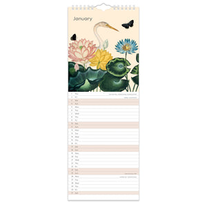 Calendario NHM Flora & Fauna delgado 2026
