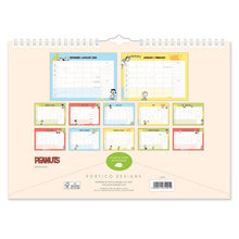 Calendario Peanuts A4 Familia 2026