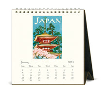 Calendario de Mesa Vintage Travel 2023