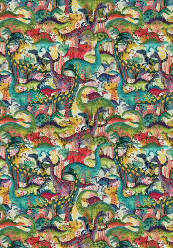 Papel Reversible 'Dino Mighty'