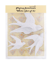 Golondrinas Adorno de Pared - Blanco