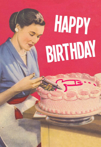 Happy Birthday Penis Cake
