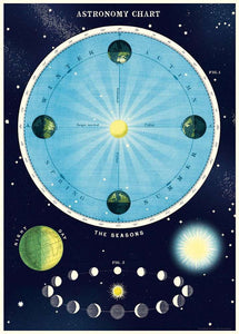 Poster-Wrap Astronomy Chart de Cavallini & Co.