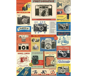 Poster-Wrap Vintage Cameras de Cavallini & Co.