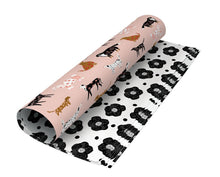 Papel Reversible 'Pink Dogs'