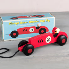 Vintage Racer Pull Toy